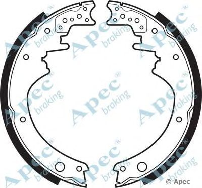 APEC BRAKING shu419 -  Комплект тормозных колодок